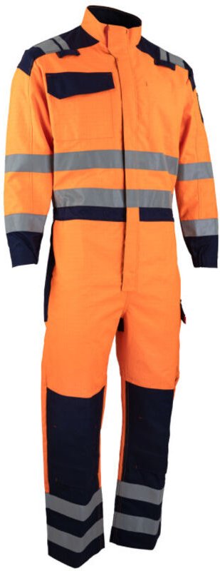 Atex Risk Pratic Overall mit hoher Sichtbarkeit - orange/blau - lma - 4156-XXXXXL