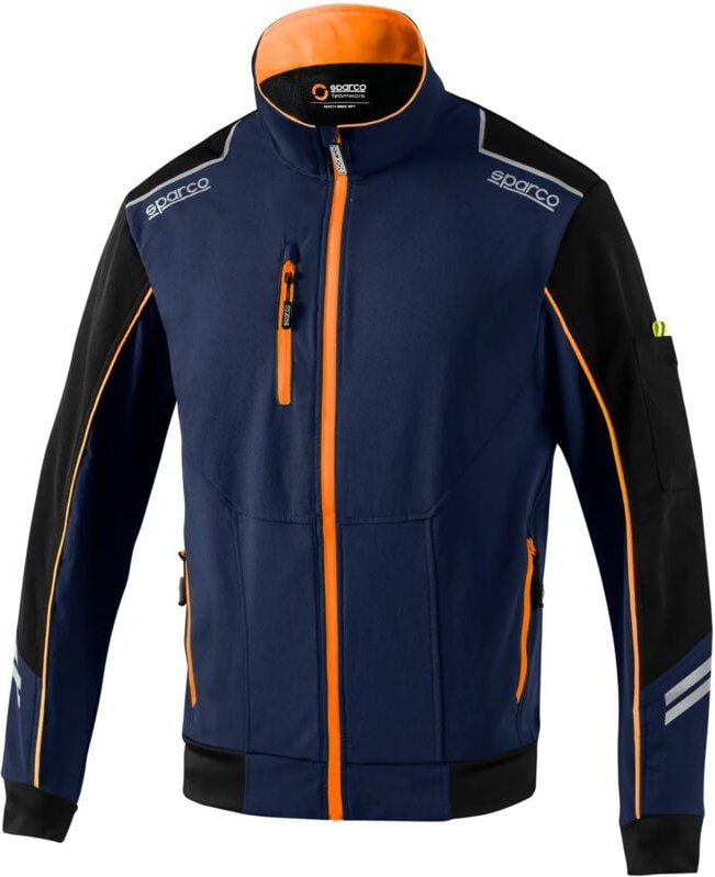 Sparco 02413BMAF Tech Light-Shell Arbeitsjacke Austin Blue S