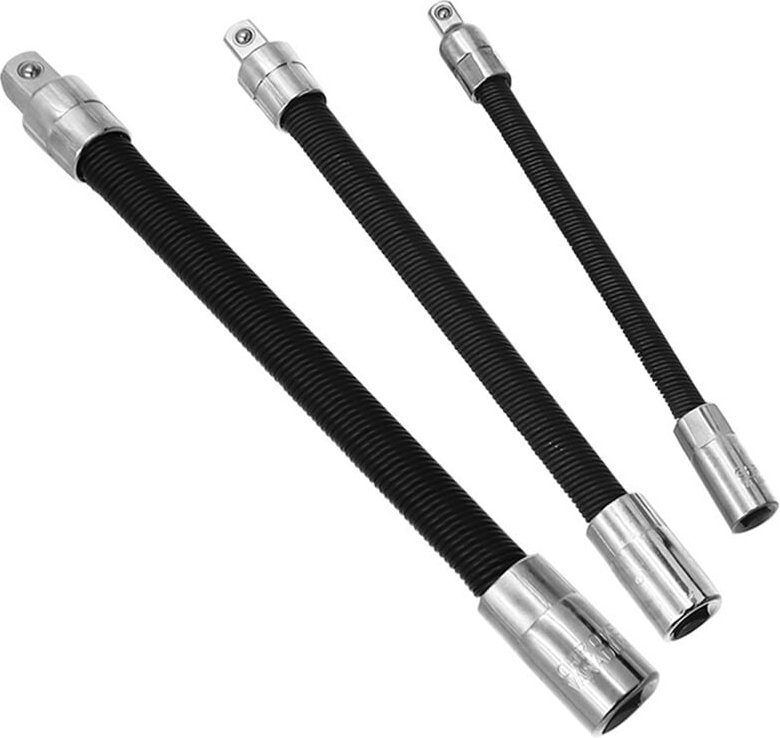 Thumbnail - 3-Teiliger Elektrischer SchraubenschlüSsel, Elastische Pleuelstange, Universelle Flexible Welle, SchnellratschenschlüSse...