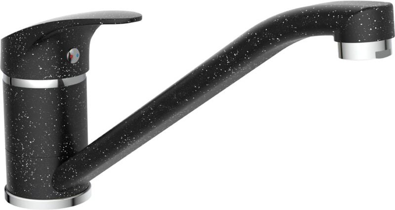 Granit Spültischarmatur, Granit/Schwarz