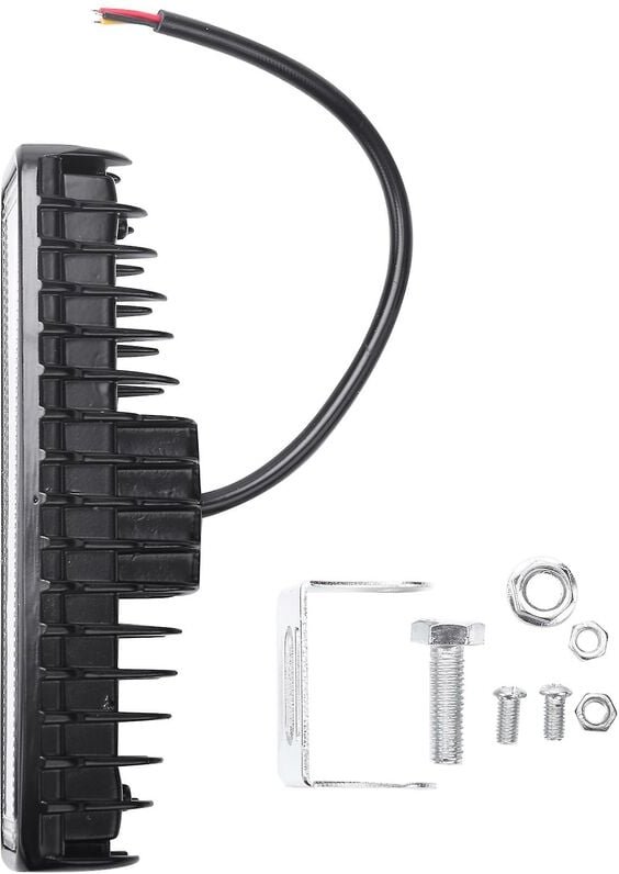 Woosien - 48w Strobe Flash Arbeitslicht led Lichtleiste Weiß Gelb für Offroad atv Suv Motorrad lkw Anhänger