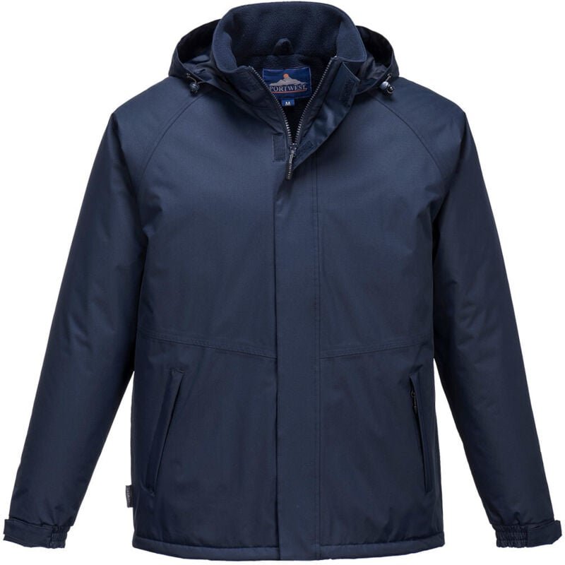 Portwest Freizeitjacke Fleece gefüttert, wasserabweisend Blau XXL