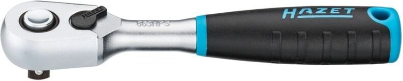 863HPS Umschaltknarre 1/4' (6.3 mm) 116 mm - Hazet