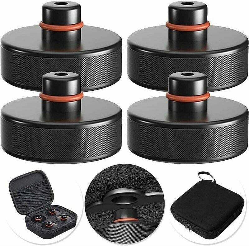 5-teiliges Wagenheber-Pad kompatibel mit Tesla Model 3 / S / X / Y, 4 Tesla-Wagenheberständer mit 1 Aufbewahrungsbox, He...