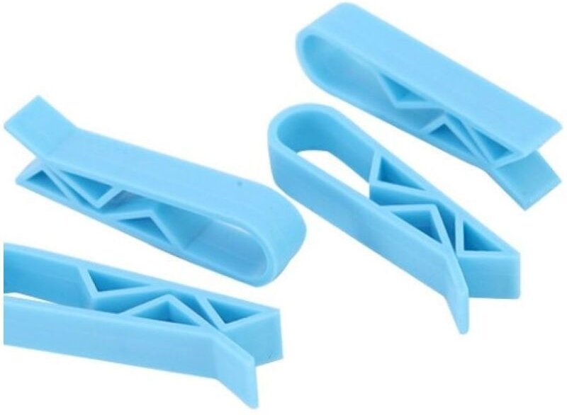 30 stücke Kunststoff Küche Müll Tasche Clips Mülleimer Feste Clip Blau MUMU