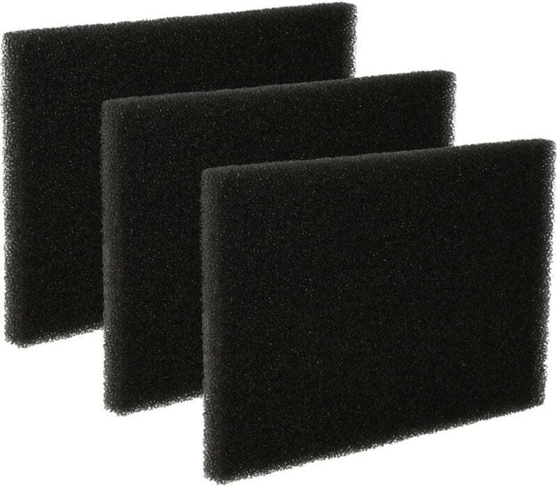 3x Motorschutz-Filter Schaum-Filter kompatibel mit Staubsauger, Saugroboter, Mehrzwecksauger Ersatz für 668090801/6, 668...