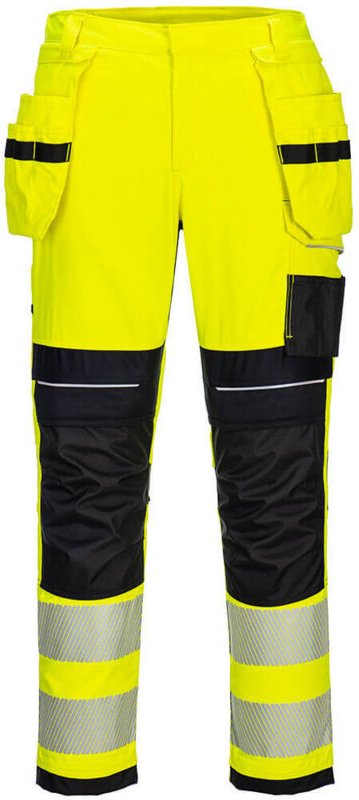 Holster-Hose PW3 FR Hi-Vis Gelb/Schwarz 2XL - FR(54) - UK(42)