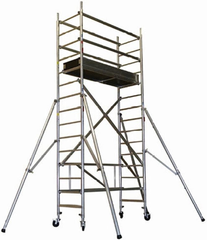 Klappgerüst 2 buehne - Maximale Arbeitshöhe 5.00m - TOS-318P