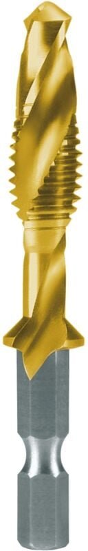 Ruko - Kombi-Maschinengewindebohrer-Bit "Lang" hss TiN geschliffen m 5 - 270016T