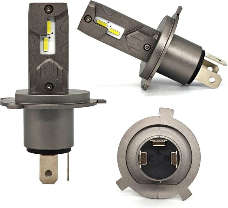 LED-Lampe H4 12V CANBUS 8000lm 2 Stück, Homologation starkes weißes Licht