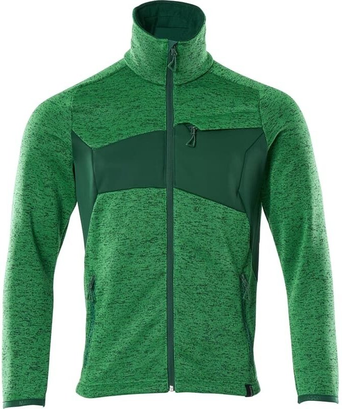 Mascot - accelerate Strickpullover mit Reißverschluss Gr. 3XL grasgrün/grün