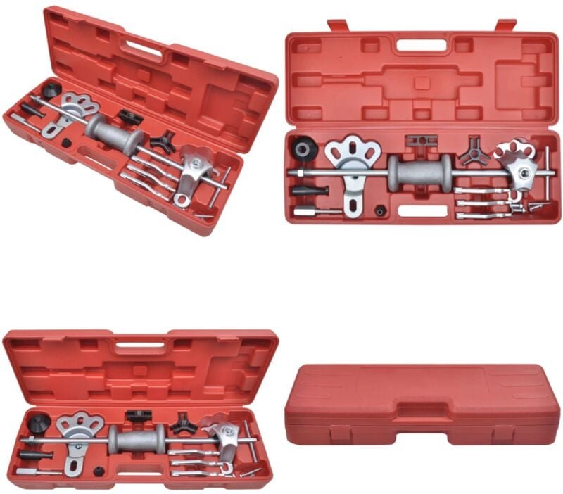 16-teiliges Gleithammer-Auszieher-Set - Gleithammer - Autowerkstatt - Werkstattwerkzeug - Fahrzeugreparatur - Schraubend...