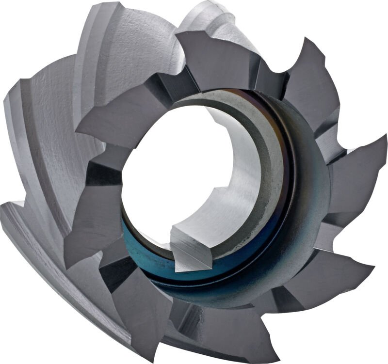 Walzenstirnfräser DIN1880HSSCo8 TiALN Typ n 50x36mm Format