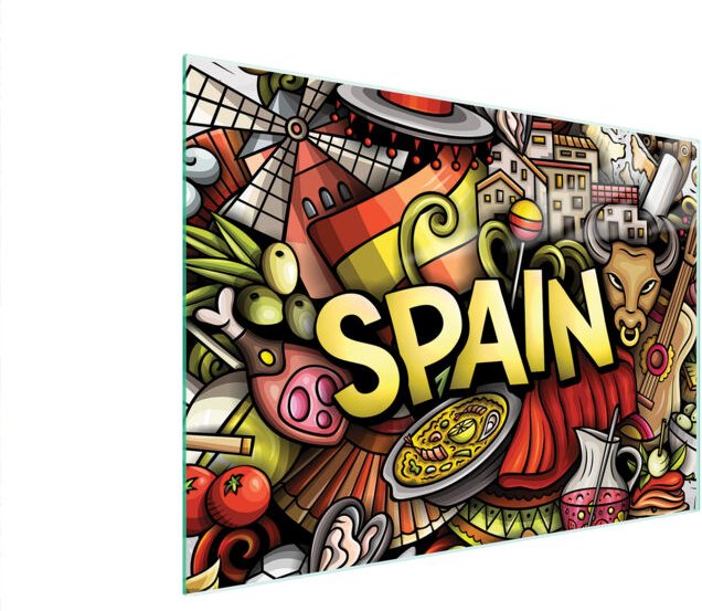 Glasschneidebrett 40x30 Farbe