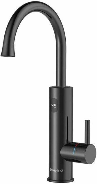 Thumbnail - Elektrischer Wasserhahn mit Durchlauferhitzer led Temperaturanzeige Wasserhahn Küche 360° Drehbar Küchenarmaturen Schwar...