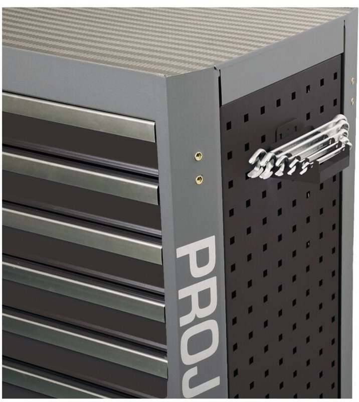 Projahn Zubehör Werkstattwagen mit Vierkantlochung Schraubenschlüsselhalter Rot