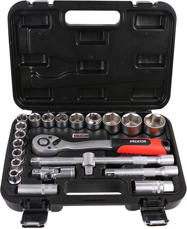 Ratschenkoffer 1/2 mit Nüssen 22 Teile Kreator