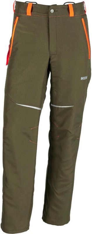 KOX - Schnittschutzhose Vento 3.0 Grün/Orange Größe 64