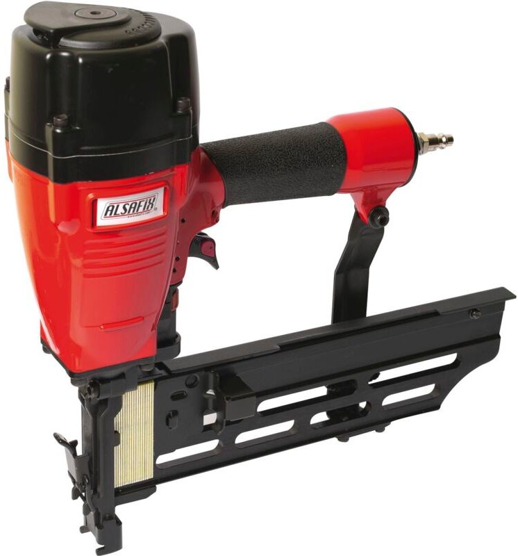 Alsafix Druckluft Nagler 11/75 P1- Tacker mit Druckluft 5-6 bar für Klammernlänge 38-75mm