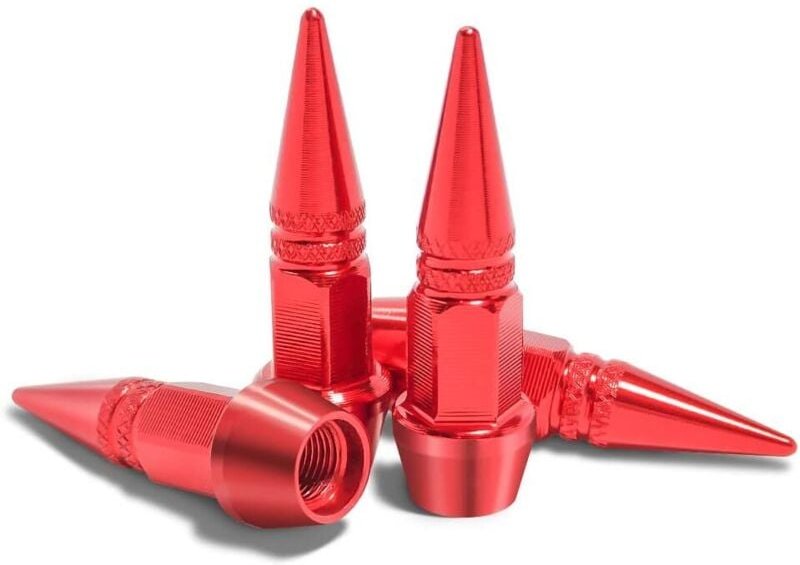 Ahlsen - Stück Aluminium-Ventilkappe, Fahrrad-Ventilkappen, Autoreifen-Ventilkappe, universelle Ventilabdeckung für Auto...