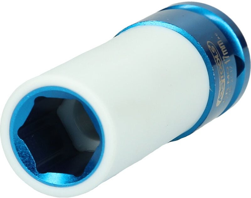 1/2' Alu-Felgen Kraft-Stecknuss, lang, 17mm