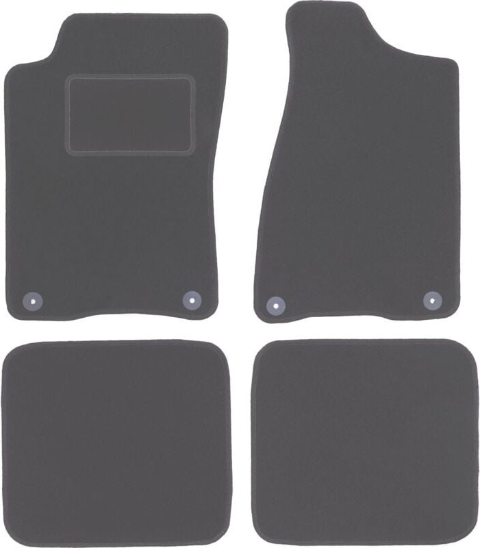 Graphit-Fußmatten für: Audi 80 B3 Limousine (1986-1991)