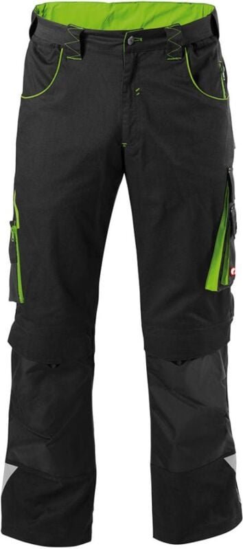 Fortis H-Bundhose 24, schw./limegreen, Gr. 48