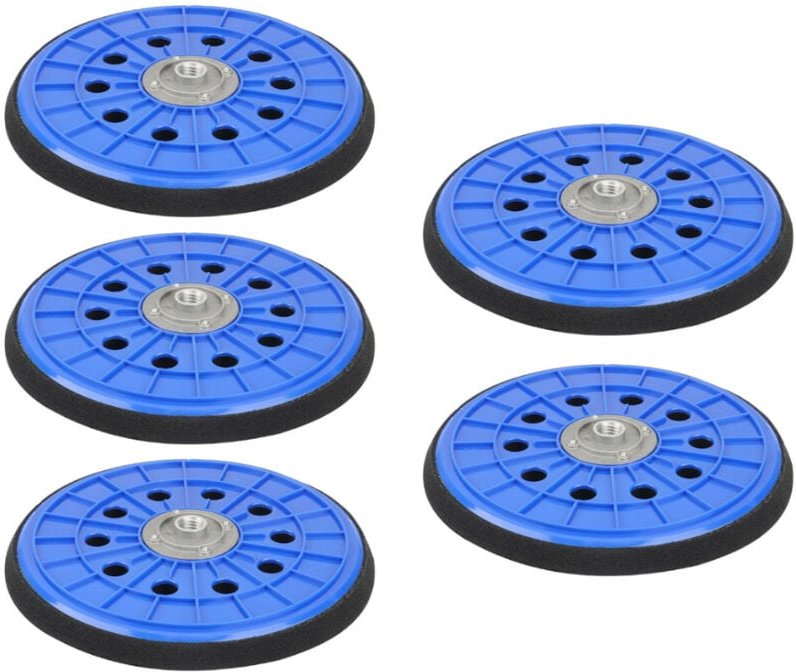 Trade-Shop 225mm 10-Loch Klett Schleifteller für Wandschleifer, Langhalsschleifer, Deckenschleifer, Trockenbauschleifer ...