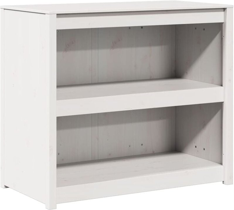 Küchenschrank mit Regal Weiß 106 x 55 x 92 cm Massivholz Kiefer Vidaxl