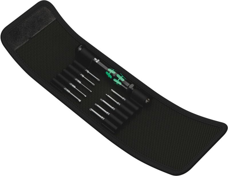 Kraftform Kompakt Micro-Set 11 Falttasche 44mm Bits 11tlg. (05135938001) - Wera