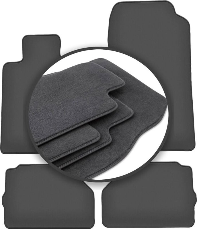 Premium Autofußmatten für: Mercedes C140 / W140 Coupé (1992-1999)