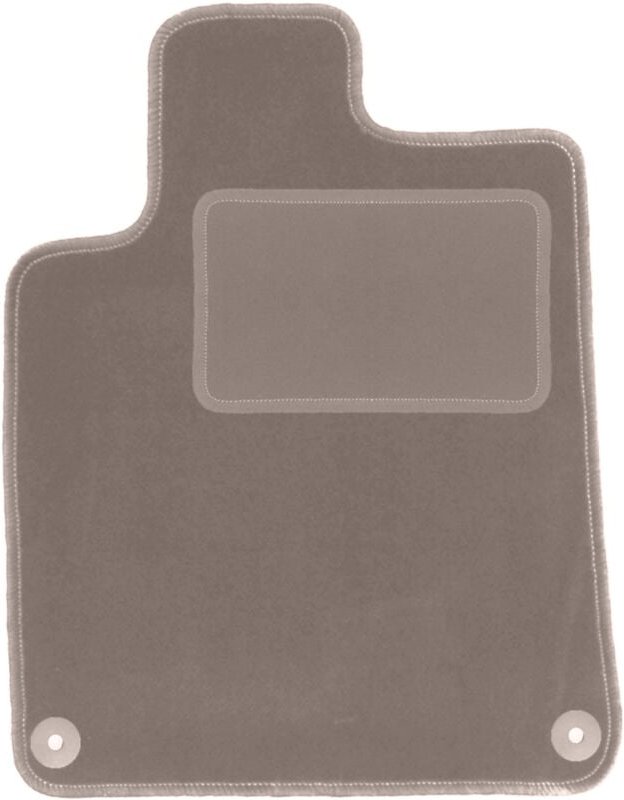 Beige Fahrermatte für: Peugeot 407 Coupé, Limousine, Kombi, SW (2004-2011)