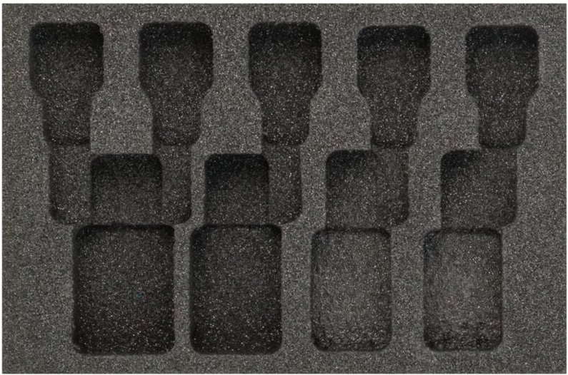 2K-Weichschaum-Einlage 163-361L - Hazet