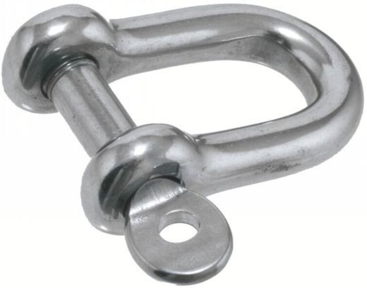 Gerade geschmiedete Nietmuttern - Unverlierbarer Achse - Edelstahl A4 D5mm - Packung mit 5