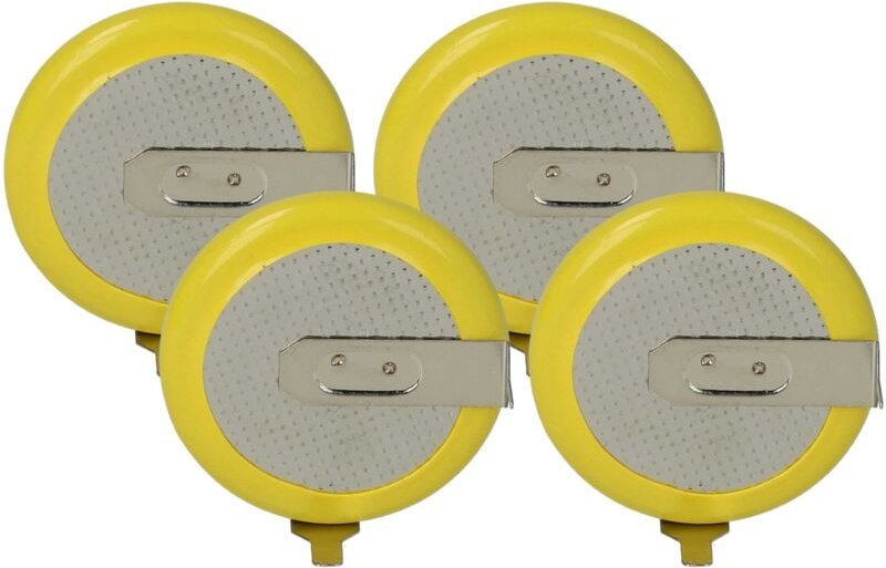 Vhbw - 4x Akku kompatibel mit bmw 3er E91, 5er E39, 3er E93, 3er E92 Autoschlüssel (20 mAh, 3,6 v, Li-Ion)