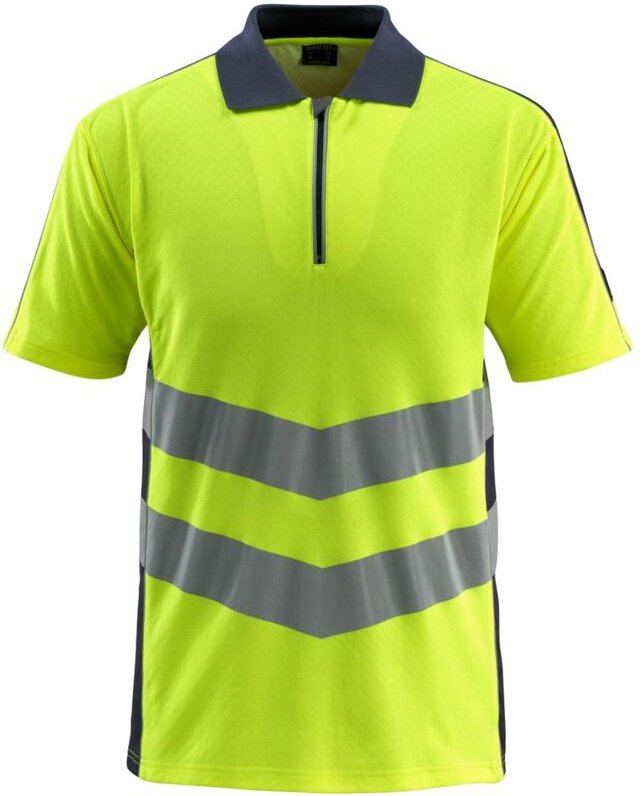 Mascot Warnschutz Polo-Shirt MURTON SAFE SUPREME 50130 Gr. M hi-vis gelb/schwarzblau