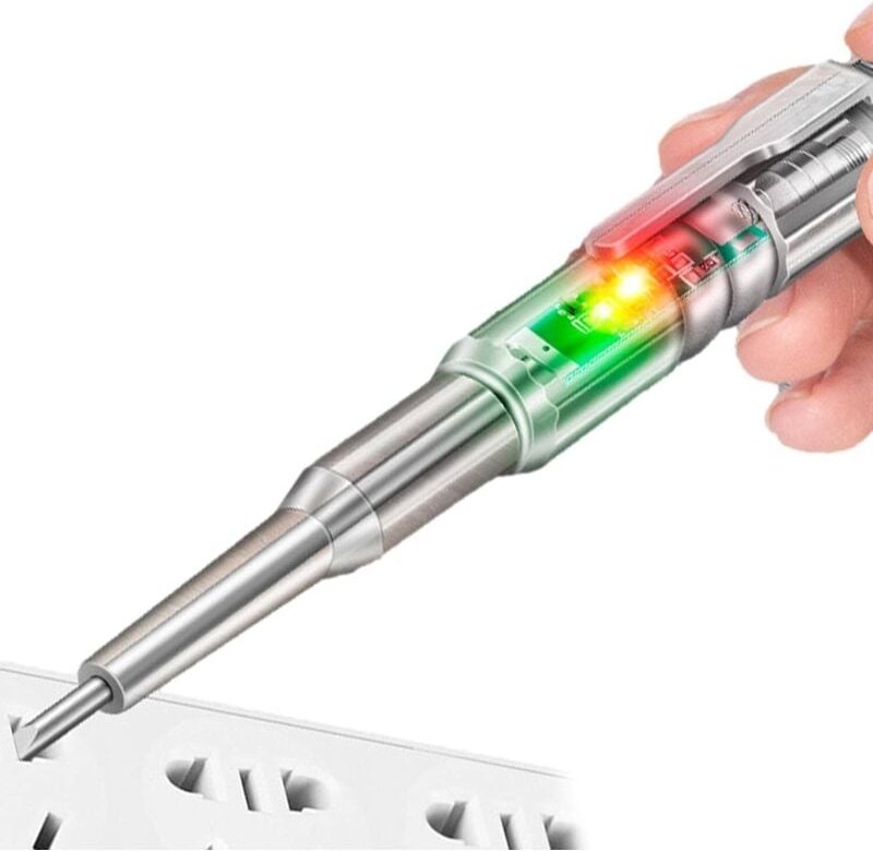 Thumbnail - Ahlsen - Reaktiver elektrischer Prüfstift, berührungsloser Spannungsprüfstift, 24–250 v elektrischer Prüfstift-Schrauben...