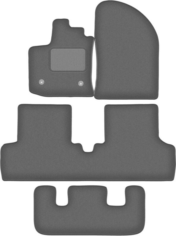 Graphit-Fußmatten für: Dacia Lodgy 7-Sitzer (2012-)