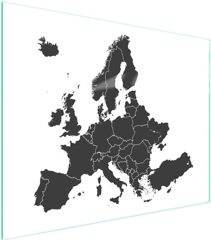 Glasschneidebrett 52x40 Karte