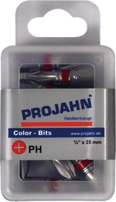 Projahn 1/4 markierter Bit Phillips Nr. 1. 10er Pack L25 mm
