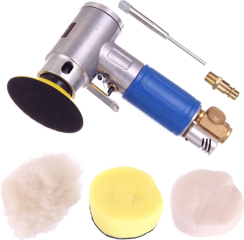 Pneumatischer Exzentrischschleifer-Polierer 75mm Poliersatz