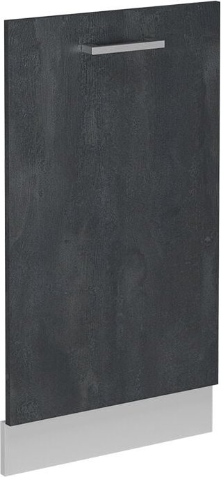 Geschirrspülblende R-Line, Schwarz Beton, 45 cm ohne Arbeitsplatte Vicco