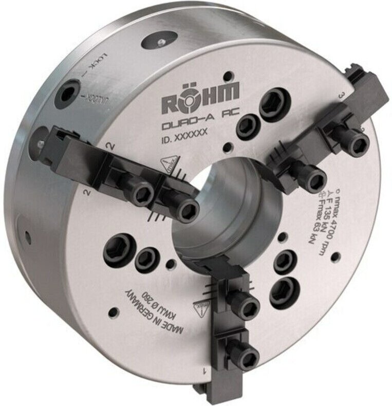 Röhm Kraftspannfutter DURO-A RC 260 DIN ISO 702-4 - ZA170 geradverzahnt Einzelentriegelung Edition 2022 - 185032