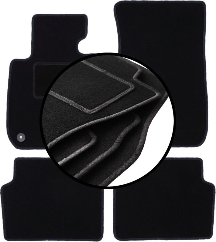 Komplettset Veloursmatten für: BMW 3 E91 Kombi, Touring (2004-2011)