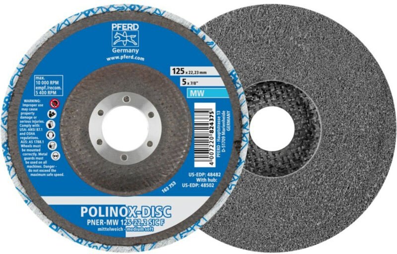 Polinox-disc pner-mw 125-22,2 Sic f - Pferd