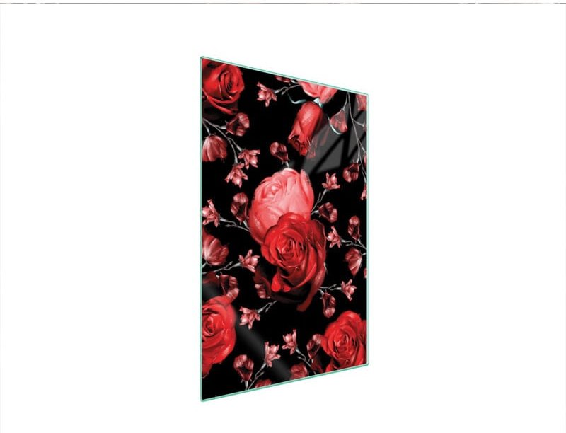 Glasschneidebrett 35x52 Rosen