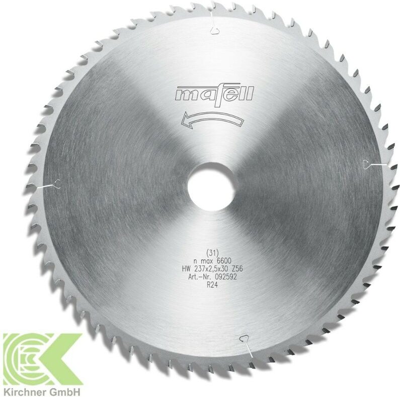 Sägeblatt hm 237 x 1,8 / 2,5 x 30 z 56 wz für k 85 092592 - Mafell