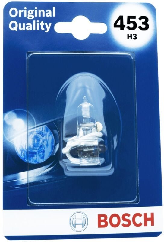 Bosch Halogenlampe H3 12V 3200K Gelb 55W PK22s, 1 St.