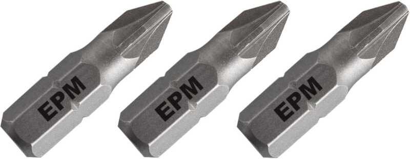 Schraubendreher-Bit 25mm 3stk Pz2 - E-400-0375