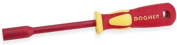 Dogher - Schraubendreher mit isolierter Steckdose, vde 1000V, CrV, 6x125 mm 364-06